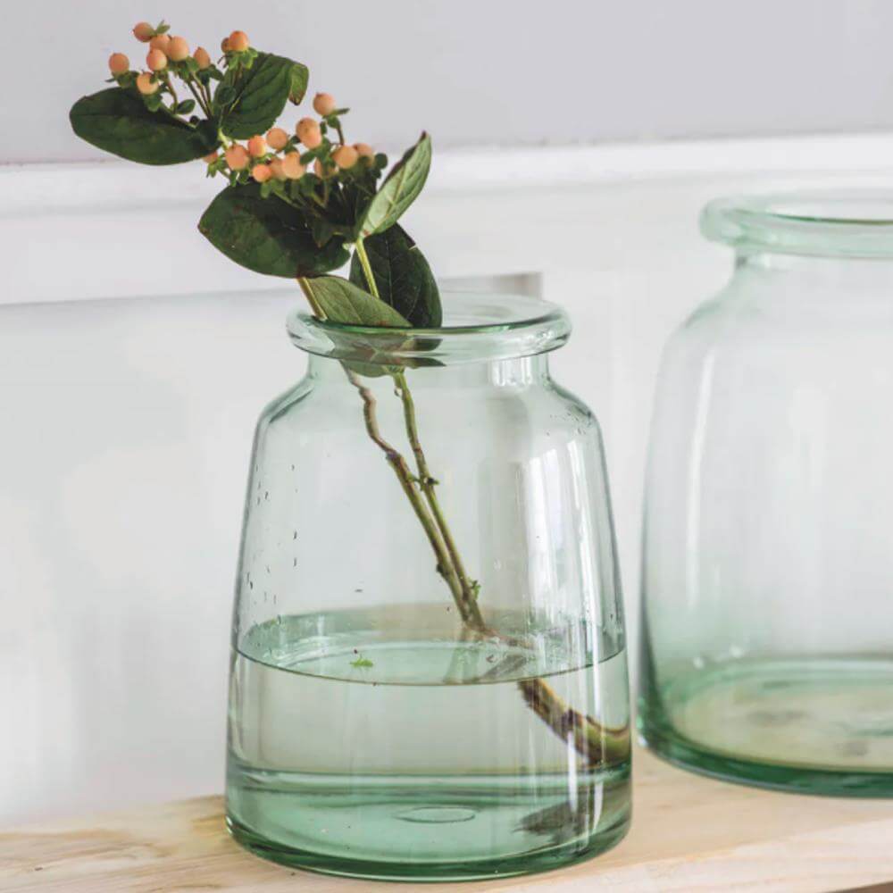 Garden Trading Mickleton Recycled Glass Vase Medium
